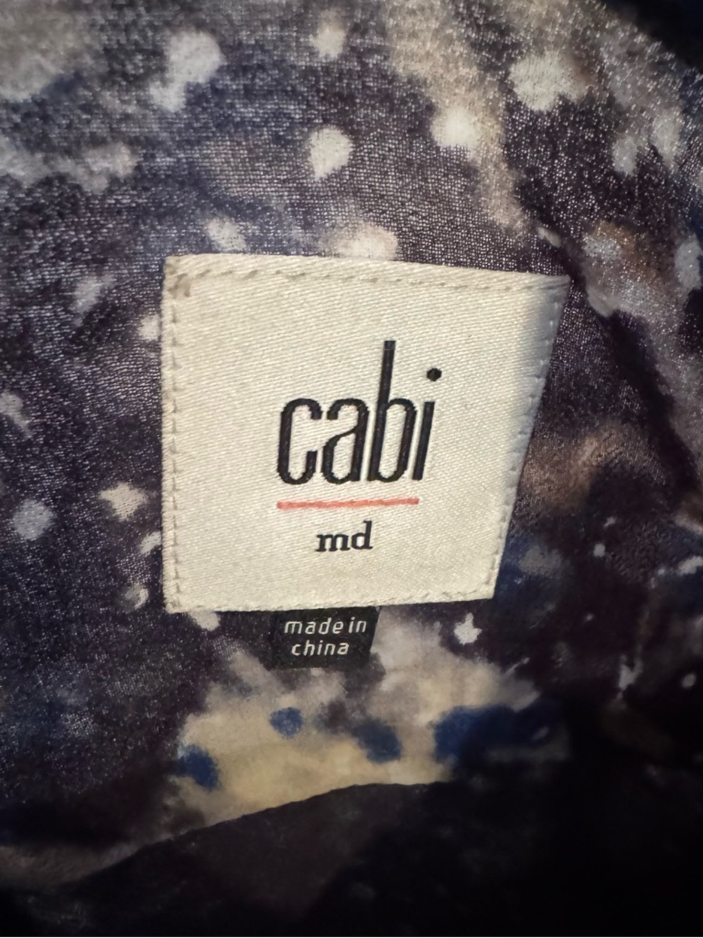 Cabi Ruffle Front Button Down Blouse Medium - Picture 4 of 4